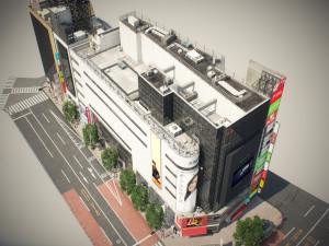 Tokyo shibuya block 6 Model 3D