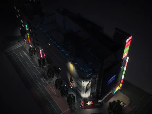 Tokyo shibuya block 6 3D Model