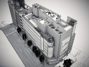 Tokyo shibuya block 6 3D Model