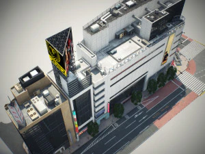 Tokyo shibuya block 6 3D Model