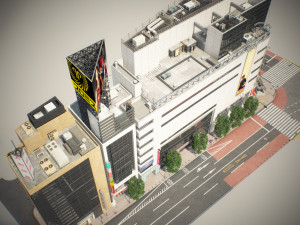 Tokyo shibuya block 6 Model 3D