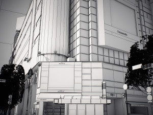 Tokyo shibuya block 6 Model 3D