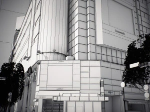Tokyo shibuya block 6 3D Model