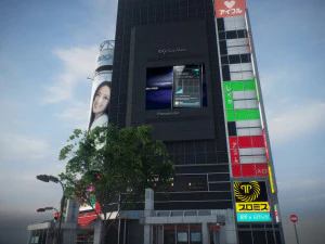 Tokyo shibuya block 6 3D Model