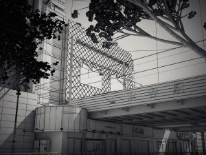 Tokyo shibuya block 7 3D Model