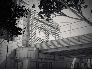 Tokyo shibuya block 7 3D Model