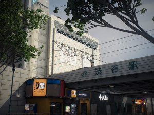 Tokyo shibuya block 7 3D Model