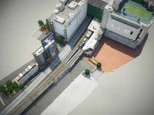 Tokyo shibuya block 7 3D Model
