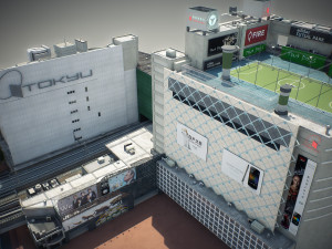 Tokyo shibuya block 7 3D Model