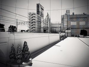 Tokyo shibuya block 7 3D Model