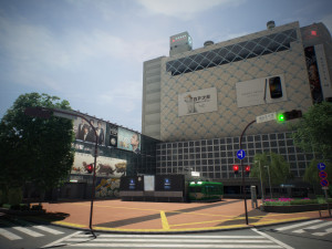 Tokyo shibuya block 8 hachiko Model 3D