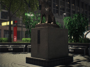 Tokyo shibuya block 8 hachiko Model 3D