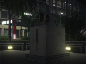 Tokyo shibuya block 8 hachiko Model 3D