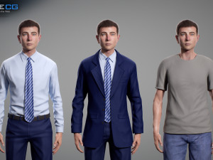 young man alex Modelo 3D