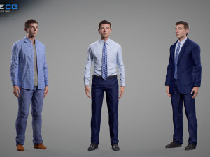 young man alex Modelo 3D