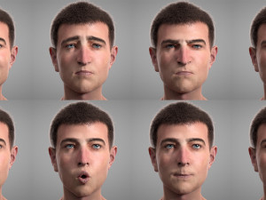 young man alex Modelo 3D