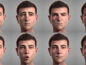 Young man alex 3D Model