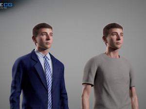 young man alex Modelo 3D