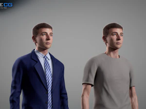 Young man alex 3D Model