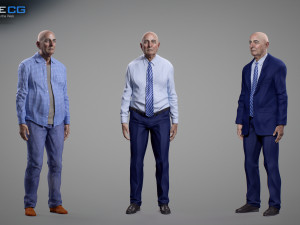 old man alex 3D Модель