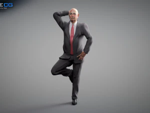 Oude man Alex 3D Model