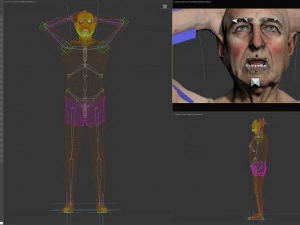 Oude man Alex 3D Model