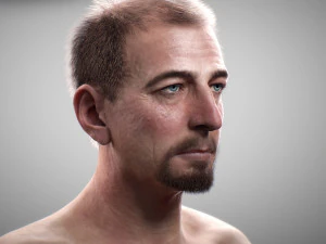 Middle age man alex 3D Model