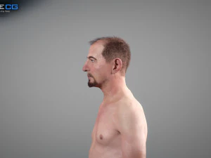 Middle age man alex 3D Model