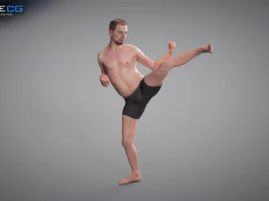 Middle age man alex 3D Model