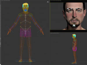 Middle age man alex 3D Model