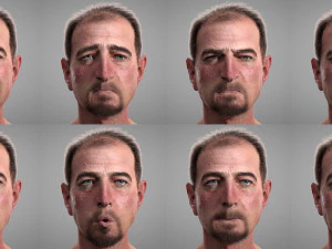 Middle age man alex 3D Model
