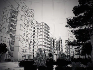 Japan - 4 blocks 1 3D Model