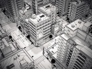 Japan - 4 blocks 1 3D मॉडल