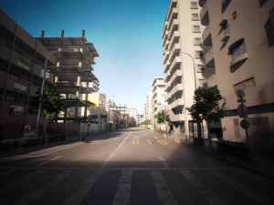 Japan - 4 blocks 1 3D Model