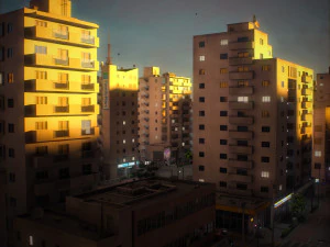 Japan - 4 blocks 1 3D Model