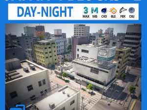 Japonya - 4 blok 2 3D Model