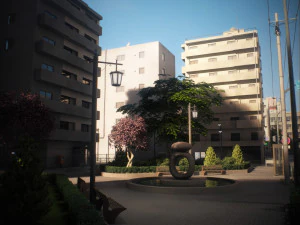 Japan - 4 blocks 2 3D Model