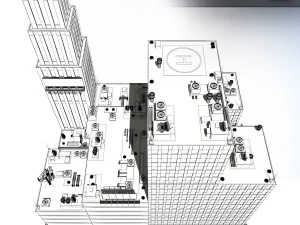 ニューヨークブロック 1 v2 3Dモデル