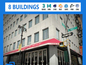 Nyc block 1 v2 3D Model