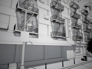 ニューヨークブロック 2 v2 3Dモデル