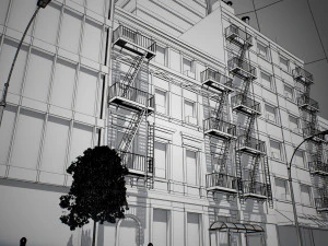 ニューヨークブロック 2 v2 3Dモデル