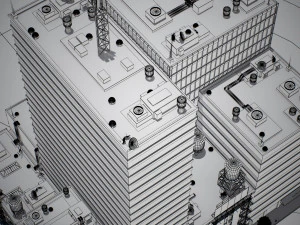 ニューヨークブロック 2 v2 3Dモデル