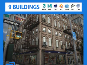 NYC-blok 3 v2 3D Model