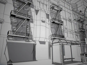 Nyc block 3 v2 3D Model