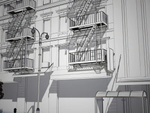Nyc blocks 4 v2 3D Model
