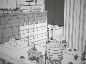 Nyc blocks 4 v2 3D Model