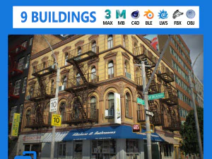 Нью-Йоркський блок 5 v2 3D Модель