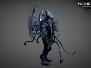 cthulhu rigged 3D 모델