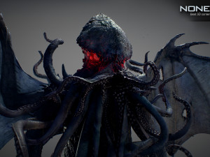 cthulhu rigged 3D 모델