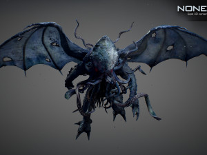 cthulhu rigged 3D 모델